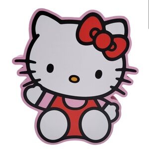 🆕 Hello Kitty Sanrio Waving Box Wall Sign